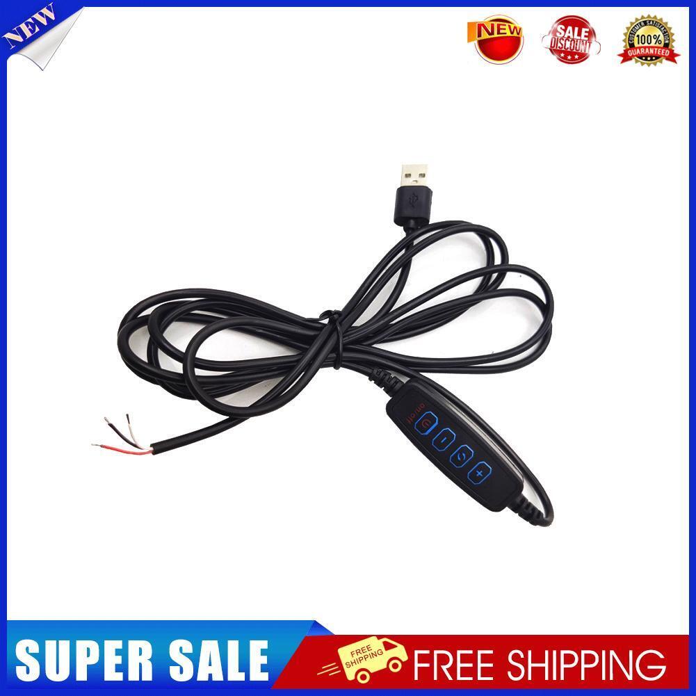 USB Power Supply LED Light Dimmer Live Nightlight Bulb Strip Cable Adapter