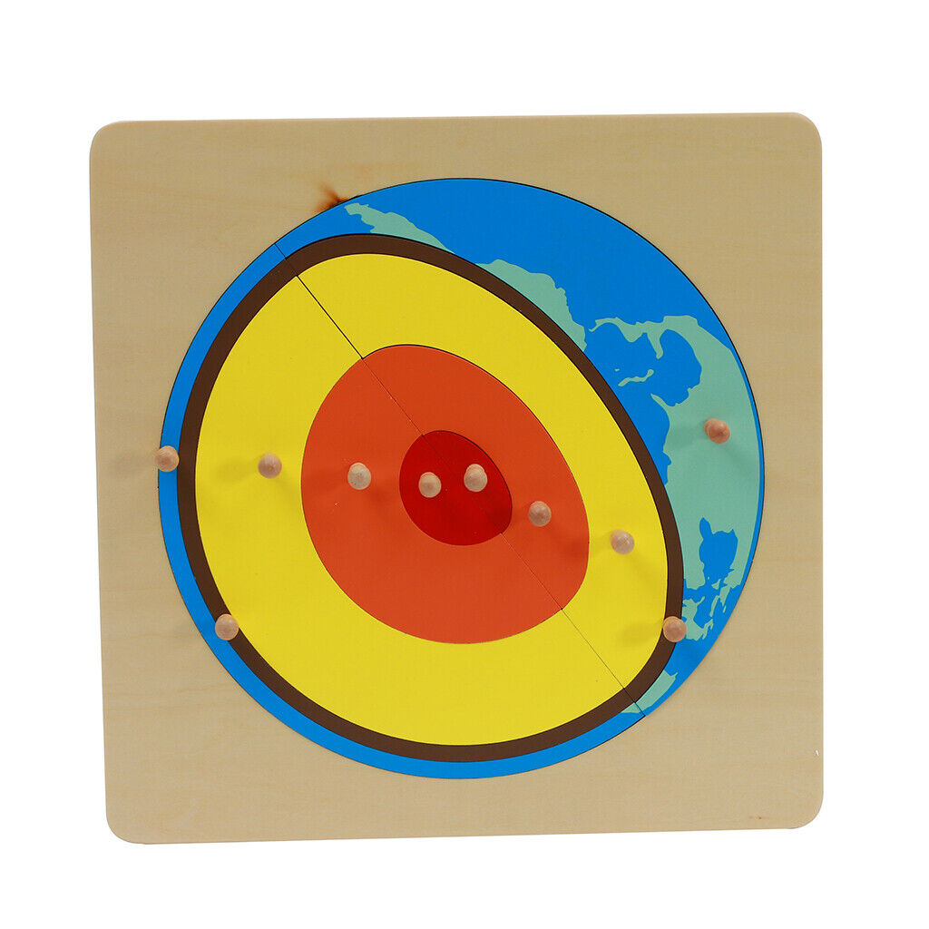 Montessori Geography Material puzzle playing of 's Interior Composition