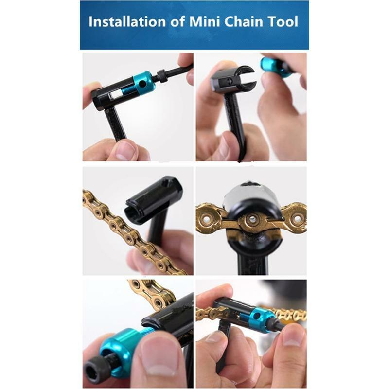 Cycling Mini Chain Cutter Splitter Bike Chain Breaker Magic Buckle Removal Tool