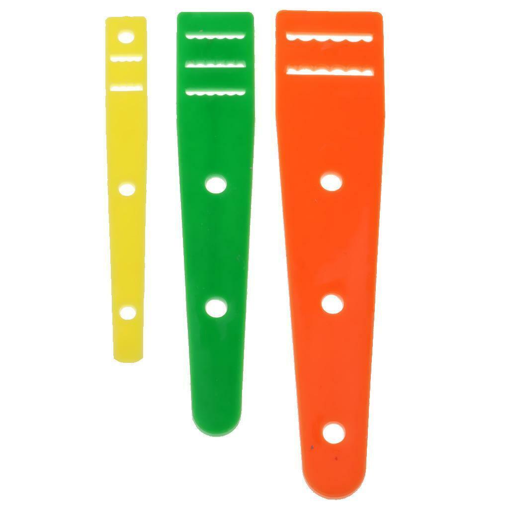 3 Pieces Plastic Sewing Elastic Tape Threader Bodkins for Ribbon Elastic
