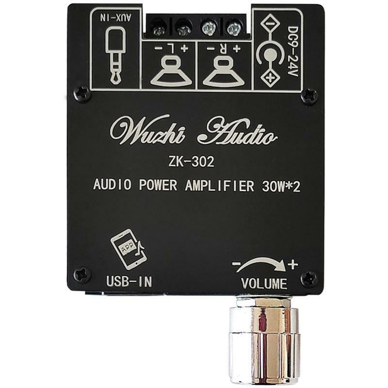 ZK-302 Bluetooth-compatible Subwoofer Amplifier Board 30W+30W 2.0 Channel