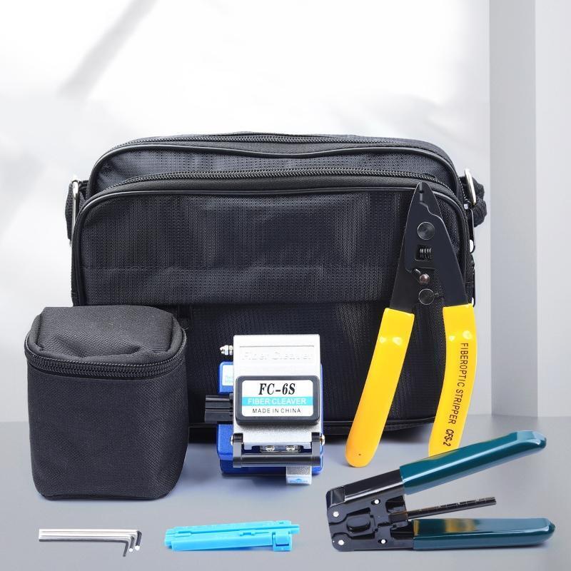 FTTH Fiber Cold Connection Tool Cleaver Power Meter Cable Tester Stripping Tool