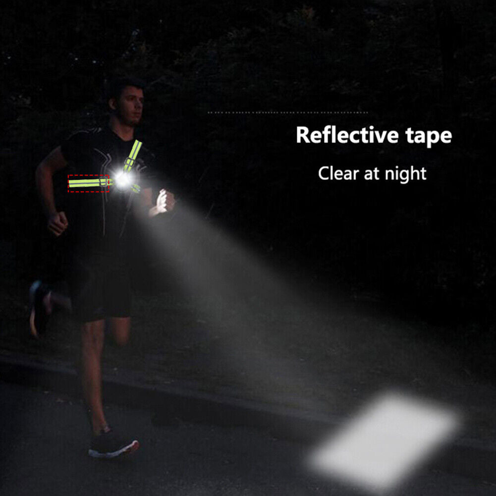 LED Running Light Rechargeable Waterproof Chest Lamp for Jogging Camping