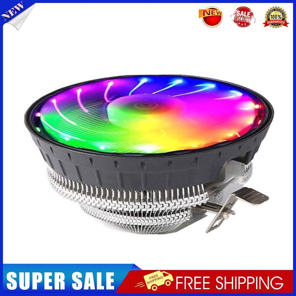 PC Case Fans 1800RPM RGB LED Light Laptop Radiator CPU Cooling Quiet Fan