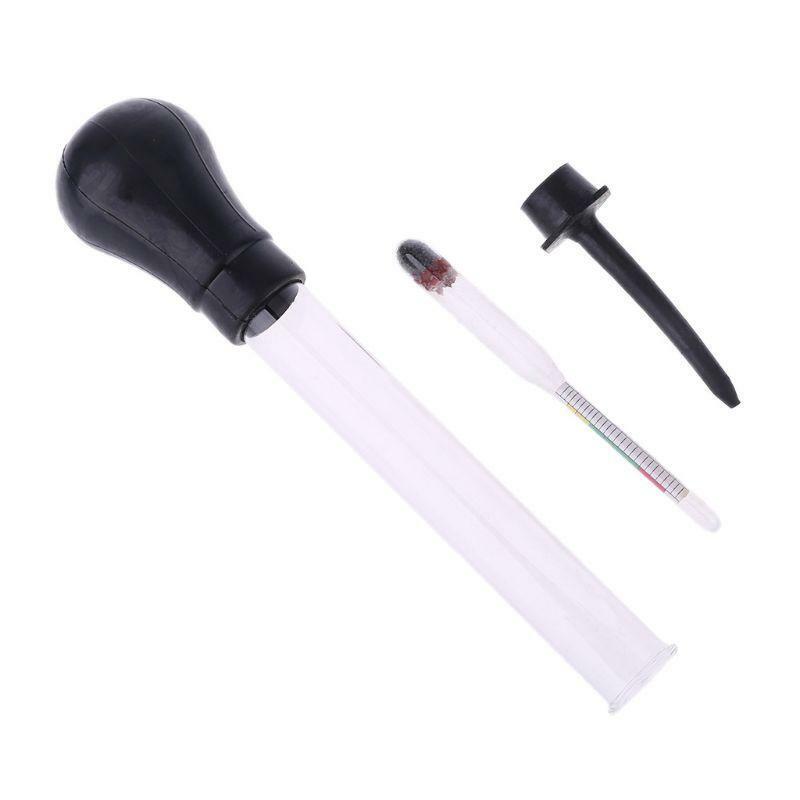 1.1-1.3 Colored Zone Black Battery Hydrometer Tester Acid Electrolyte Lead PQ