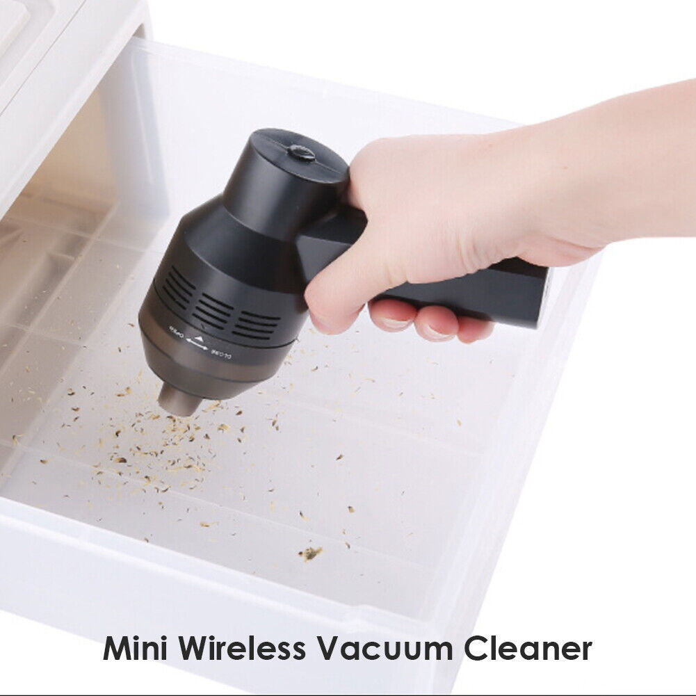 Mini Handheld Vacuum Cleaner Battery Powered PC Keyboard Car Dust Remover