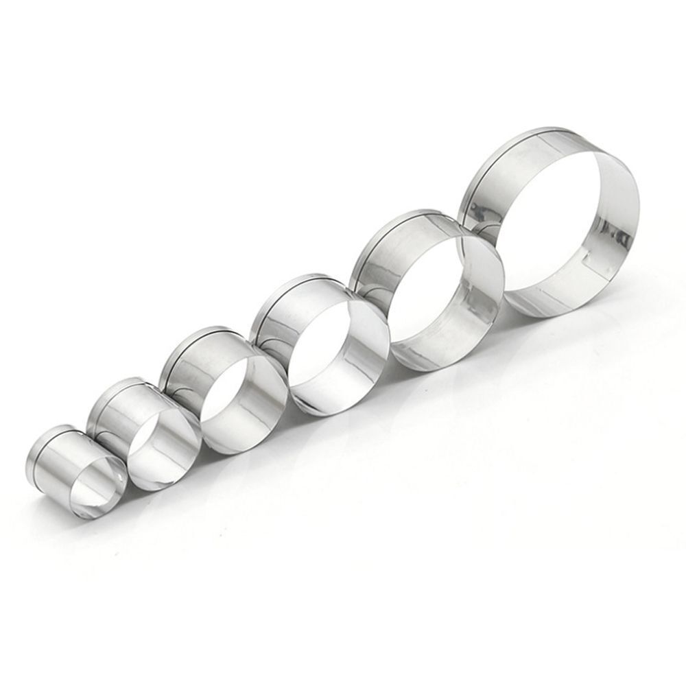 Round Shaped Cake Mould Cookie Cutter Baking & Pastry Tool Circle Biscuit Molds