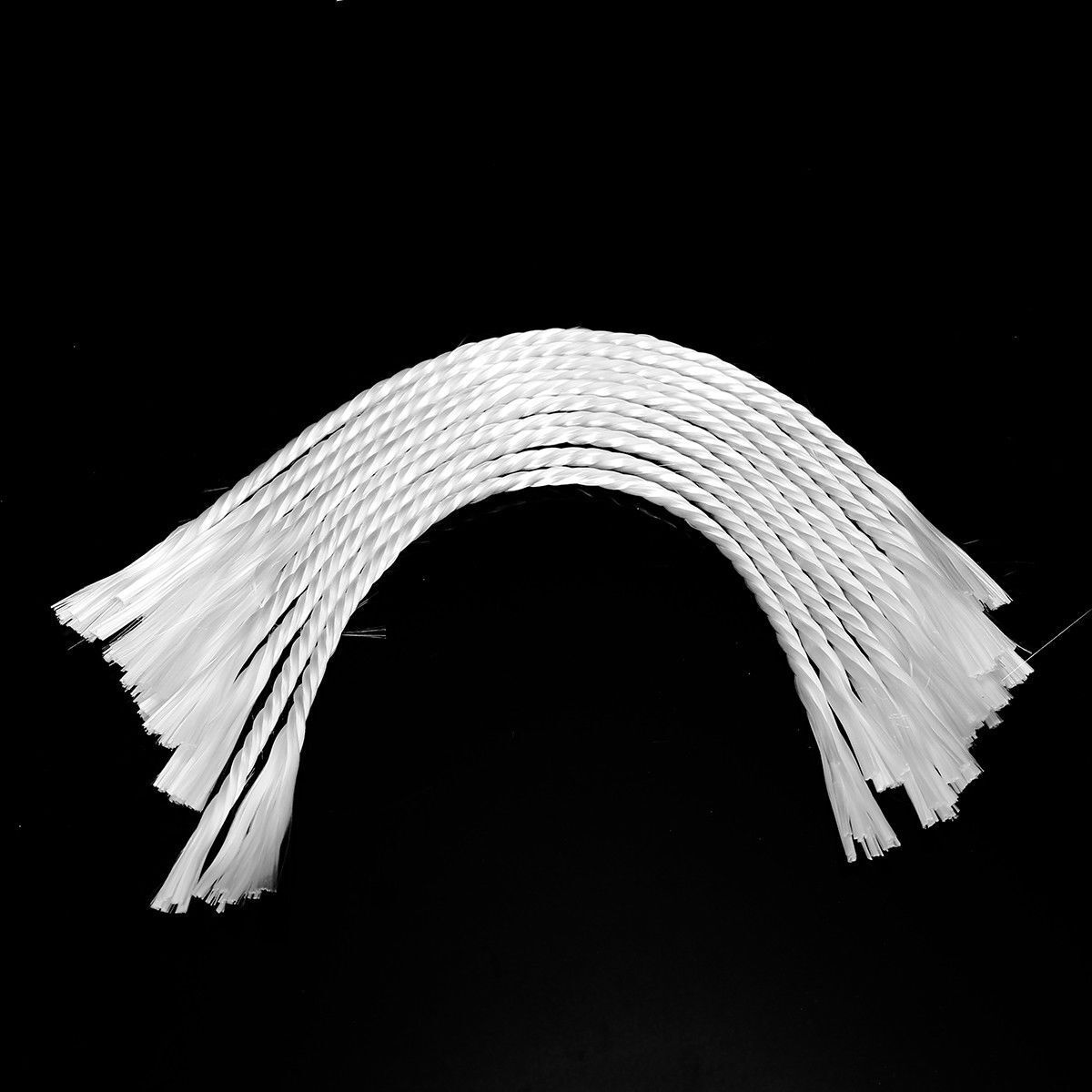 3*190mm Replacement White Fiberglass Wick Holders Oil Candle Wicks