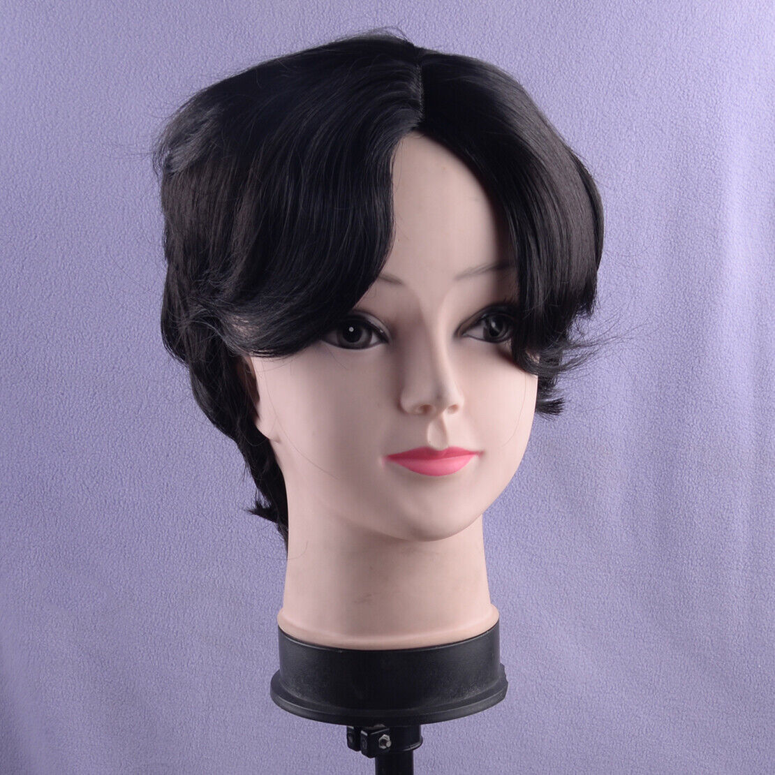 Fashion Vogue Women Short PIxie Cut Wig Ombre Black Full Wigs Wavy Curly Hair