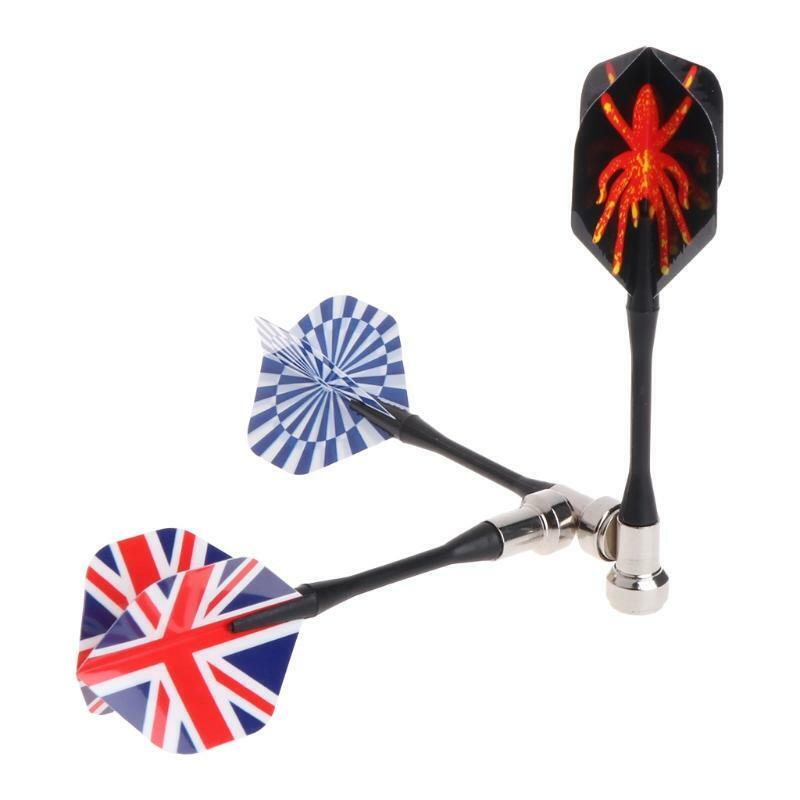 6pcs/lot Bullseye Target Game Child Safety National Flag Magnetic Dart