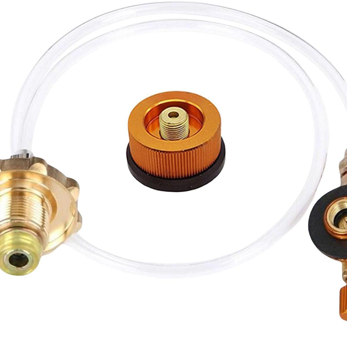 Propane Refill Adapter Flat Cylinder Tank Gas Tank Connector for Stove