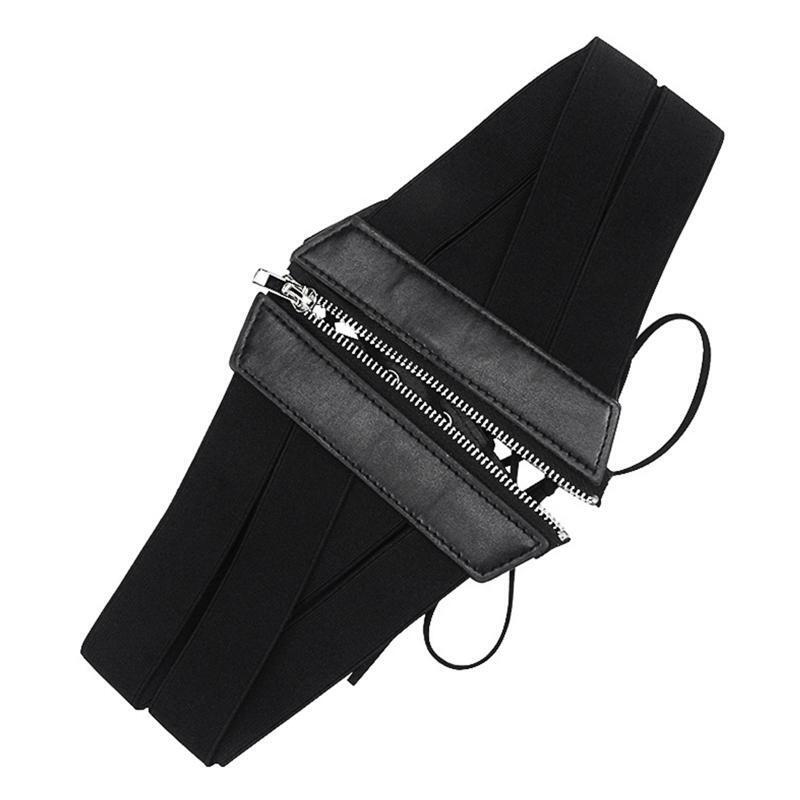 Corset Wide PU Leather Cummerbunds Strap Belt for Women Body Shaping Girdle