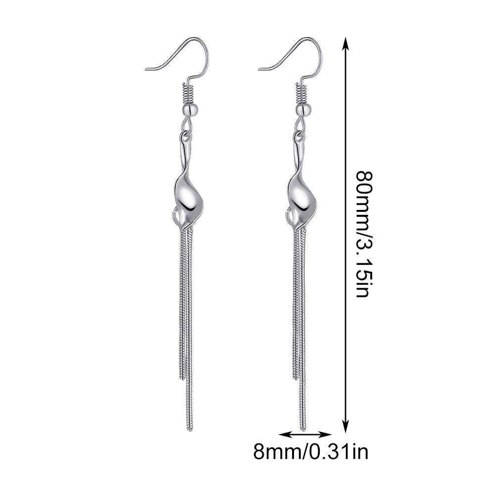 Gifts Luxury Irregular Dangle Earrings Jewelry Drop Earrings Long Tassel