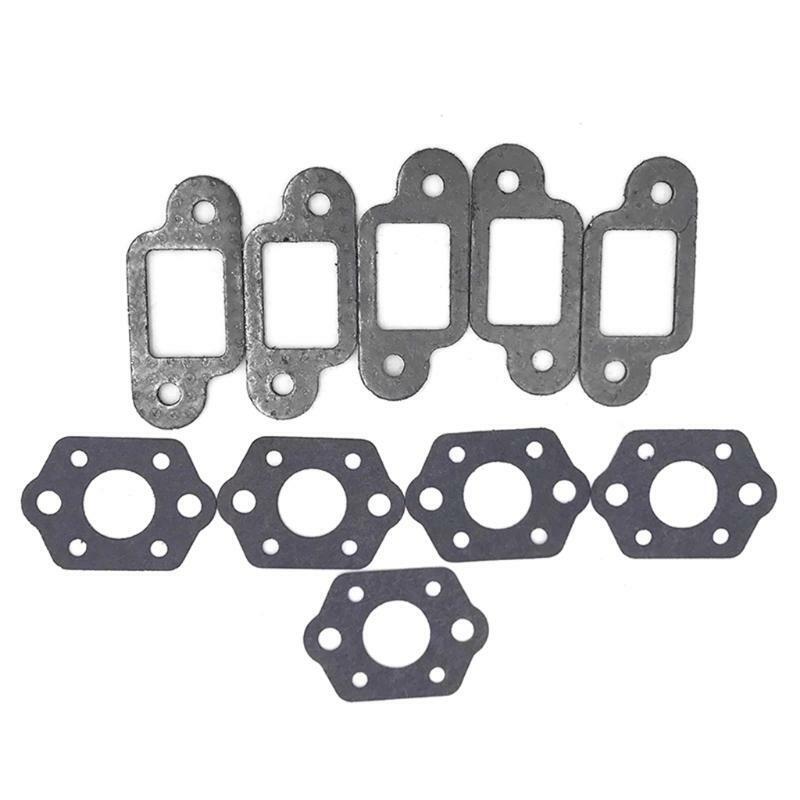 10Pcs Muffler Carburetor Gasket kit For 021 023 025 MS210 MS230 MS250 MS 210 230