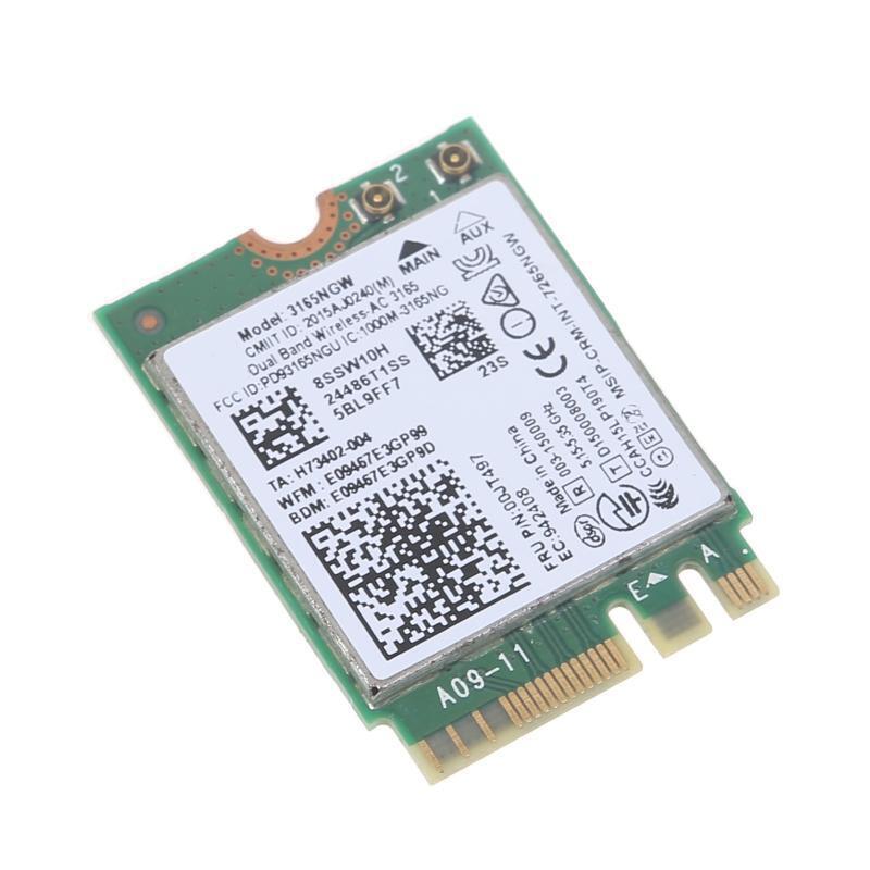 00JT497 3165NGW Wireless-AC Dual Band for Thinkpads Bluetooth-com WiFi Card