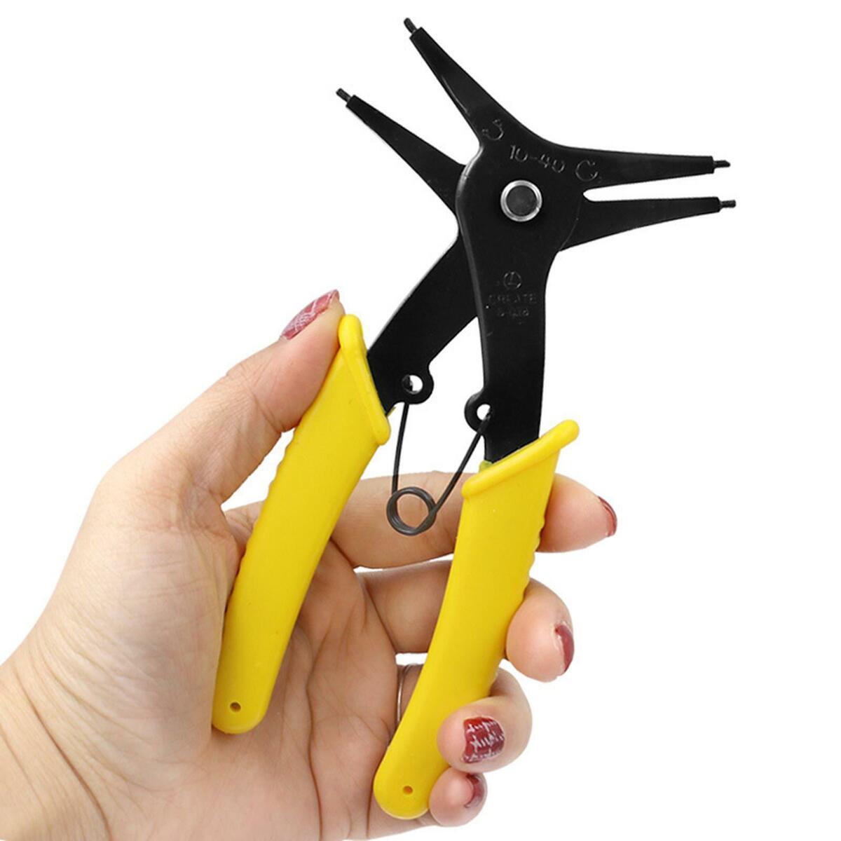 Circlip Pliers Repair Manual Tools Steel  Rings Pliers