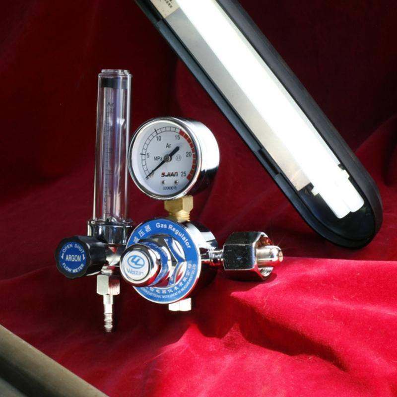 G5/8 Argon CO2 Gas Mig Tig Flow Meter Welding Weld Regulator Gauge for WX55X