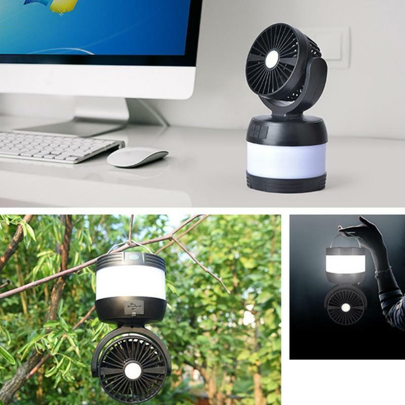 Multi Purpose Mini Table Fan, Rechargeable Battery Mini Desk Fan Strong Wind