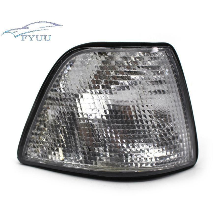 For BMW E36 318i 328i M3 Plastic Turn Signal Light W/Gray White Lens Replacement