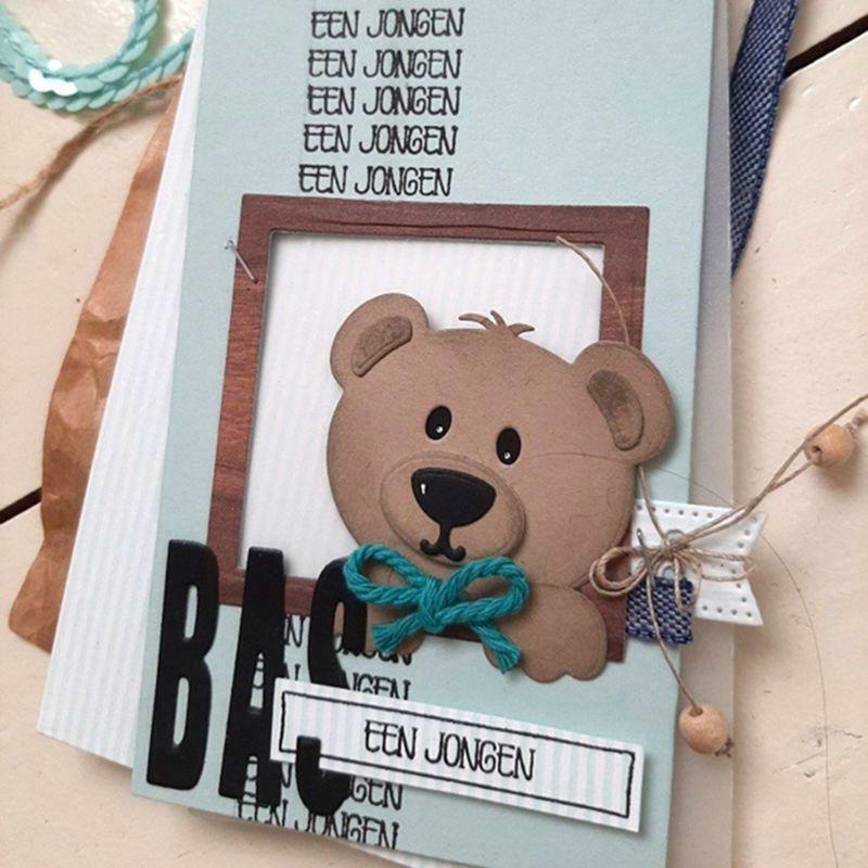 Alphabet DIY Cutting Dies Metal Stencil Scrapbooking Die Cuts Paper Card Decor