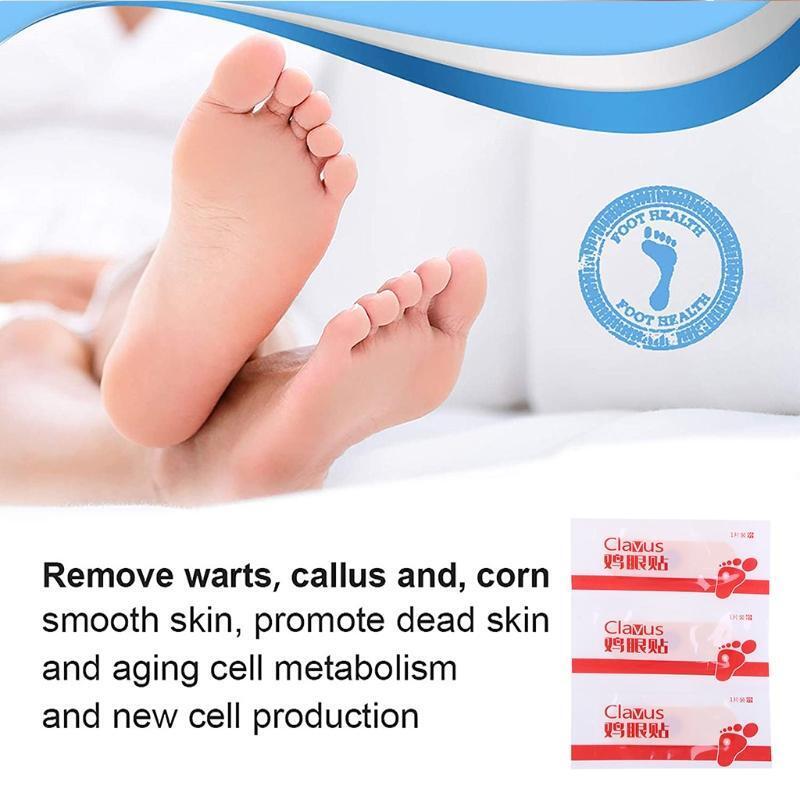 Feet Corn Removal Medical Plaster Foot Pad Patch Dead Skin Callus Remover Relief