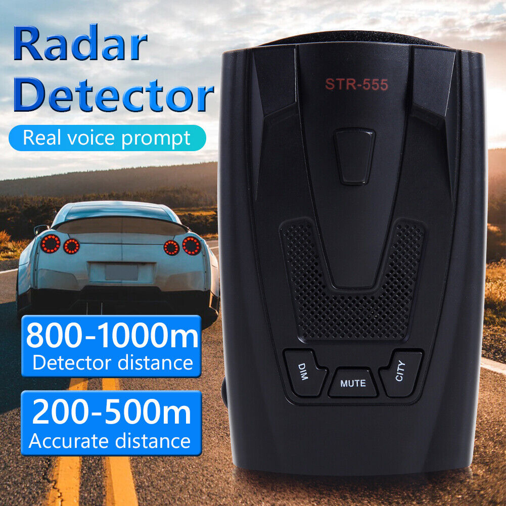 STR-555 Radar Detector English Russian Thai Voice Vehicle Speed Alert X K