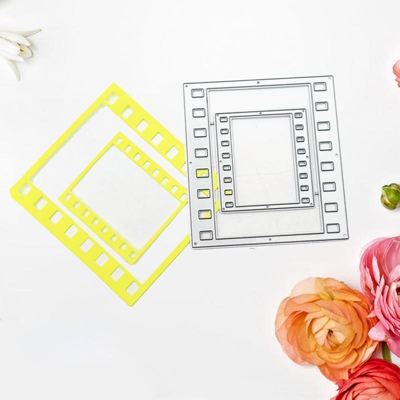 Rectangle Movie Frame Metal Die Cuts for DIY Paper Art Crafts Photo Album Decor