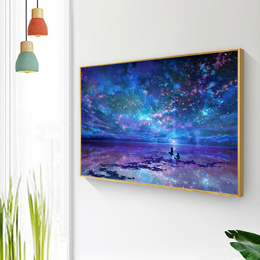 DIY Starry Sky Cross Stitch 5D Full Square Drill Diamond Painting Home Gift