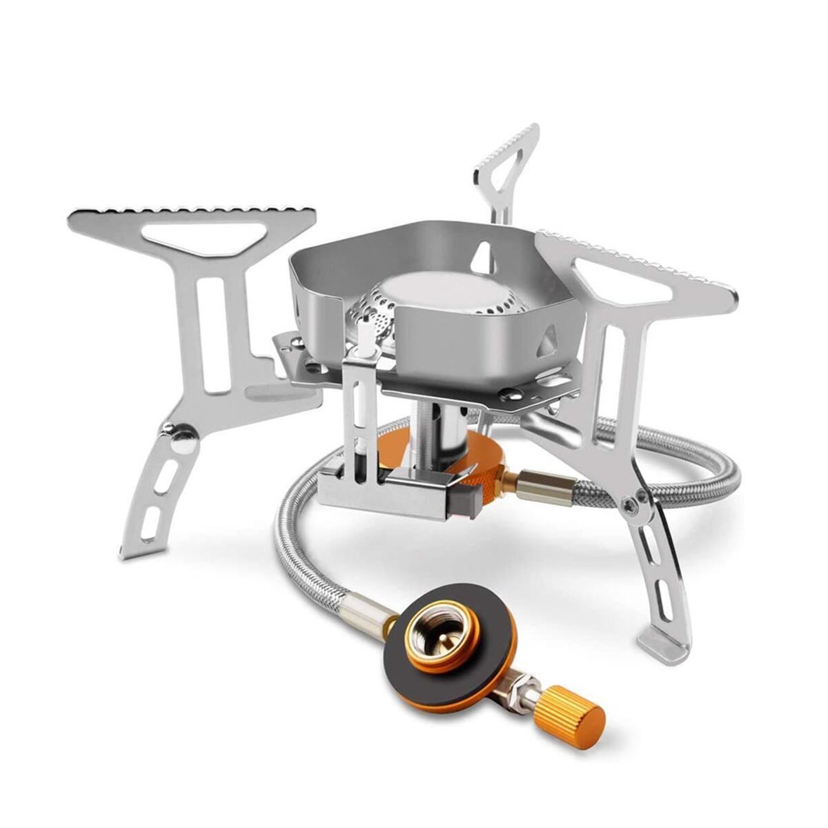 Camping Stove Tourist Survival Furnace Backpacking Stove Burner for Travel