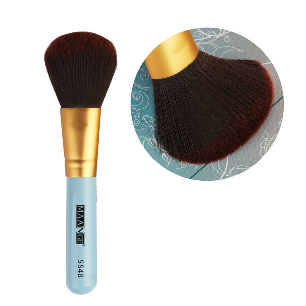 Portable 7pcs/Set Pro Makeup Brushes Foundation Eye Face Cosmetic Tool/Blue