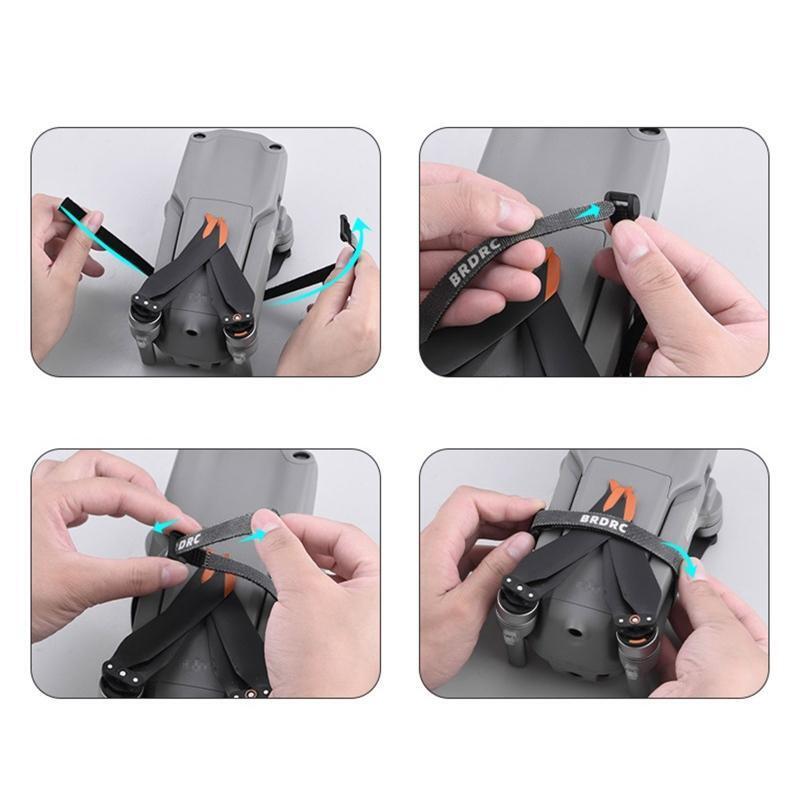 For Dji Mavic Air 2 Motor Fixed Belt Hook Loop Cable Cord Tie Drone Accessory