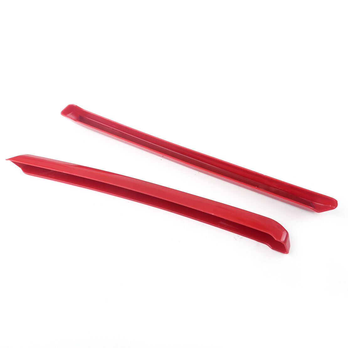 2x Red Front Bumper Grille Grill Cover Trim Fit For Mazda 3 Axela 2017-2018 Li