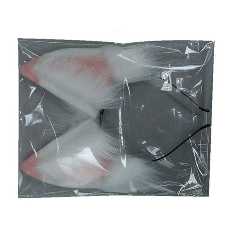 Faux Fur Wolf Ears Cat Ear Headband Hair Hoops Night Party Anime Lolita Hairband