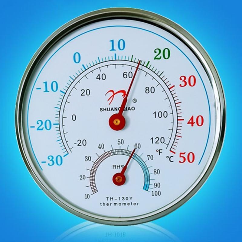 Table Thermometer Hygrometer with Hanging Ring Indoor Outdoor Use