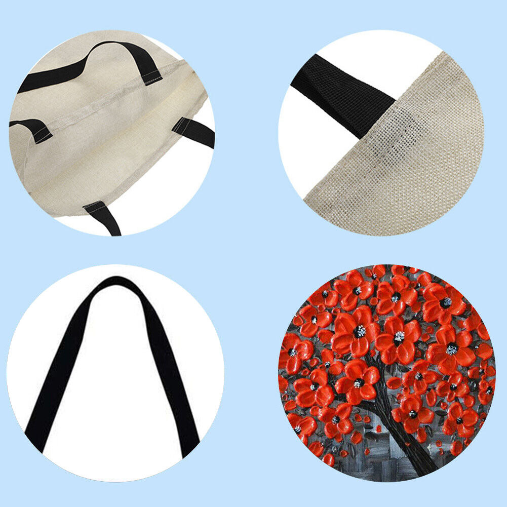 Big tree Printed Shoulder Shopping Bag Casual Large Tote Handbag (40*40cm)