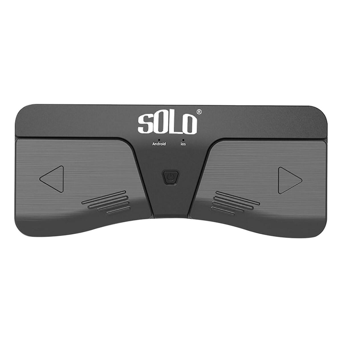2PCS Wireless Page Turner Foot Pedal Bluetooth for Tablets Smartphones Black