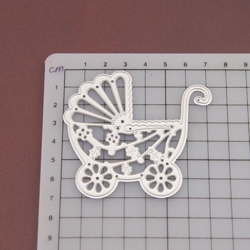 Baby Carriage Cutting Dies Stencil DIY Scrapbooking Embossing Album Paper Card