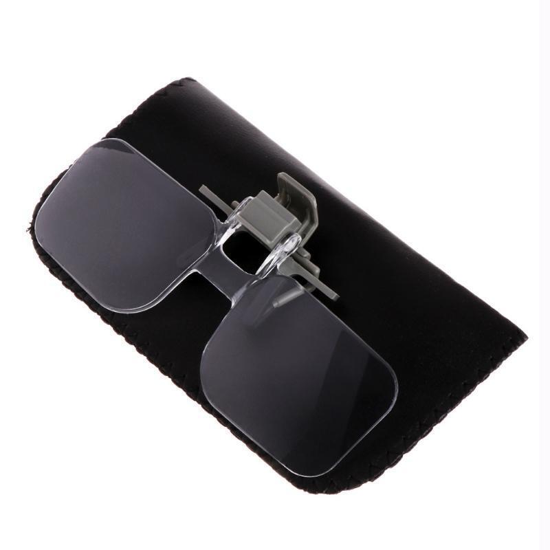 Clamping Magnifying Glass with Pouch for Reading or Viewing Coins/Stamps Ideal