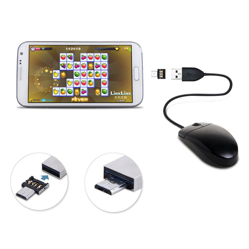 5x OTG Adapter USB to Micro USB Converter Flash Drive Connector for Android