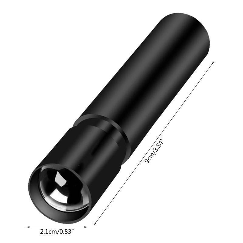 Rechargable Mini LED Flashlight 3 Lighting Modes Waterproof Easy to Use Clean