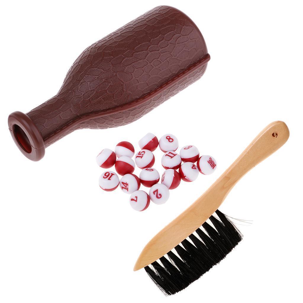 Billiard Pool Table Brush Rail Felt Cleaner Cleaning Tool with Free Snookers