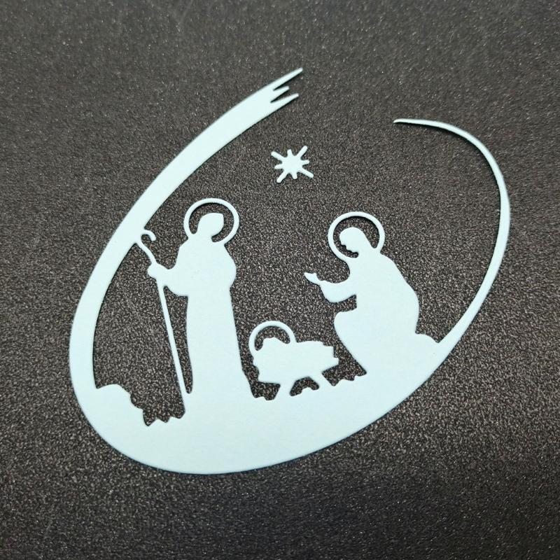 Christmas Jesus Metal Cutting Dies Stencil DIY Scrapbooking Album Paper Template