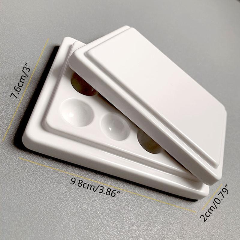 12 Grids Nail Art Palette Nail Mixing Palette Polish Color Mixing Plate Tray