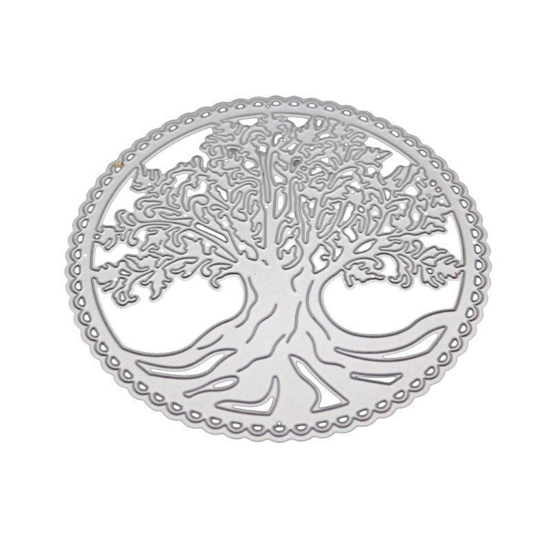 Tree of Life Metal Cutting Dies Stencil Scrapbooking DIY Album Stamp Paper Card