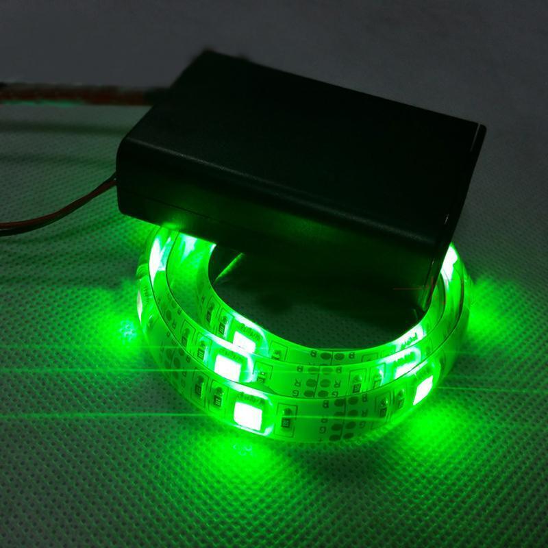 RGB 50-200cm 5050 Waterproof Flexible Lamp Led Strip Light + 24 Keys Remote