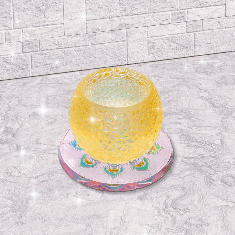 Fragment Cup Coaster UV Crystal Epoxy Mold Candlestick Storage Box Silicone Mold
