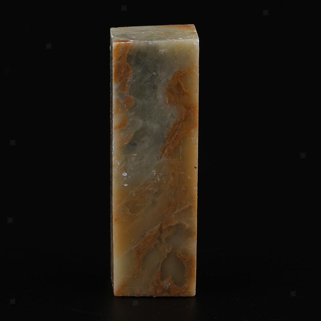 DIY Handmade Chinese Stone Chop Stamp Material Seals Stone Ornaments Decor