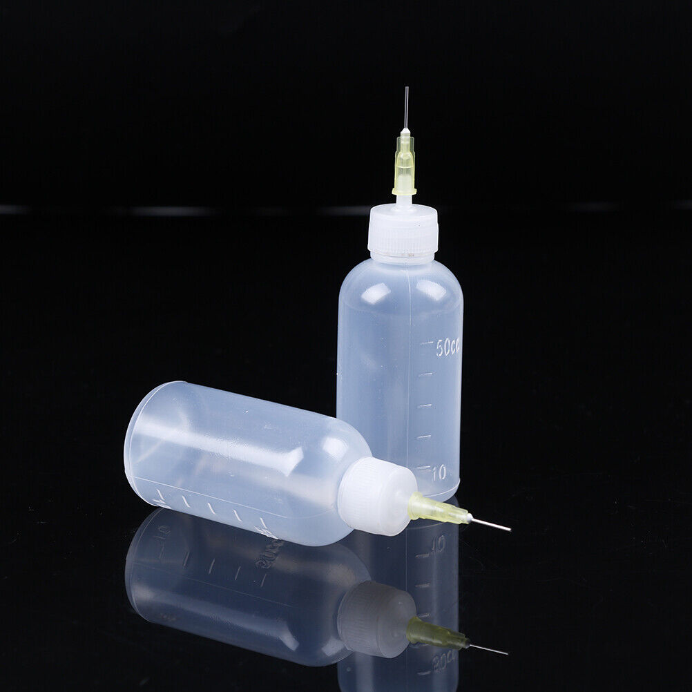 50ml Dispenser Bottle for Rosin Solder Soldering Liquid Flux with 1 Nee!j