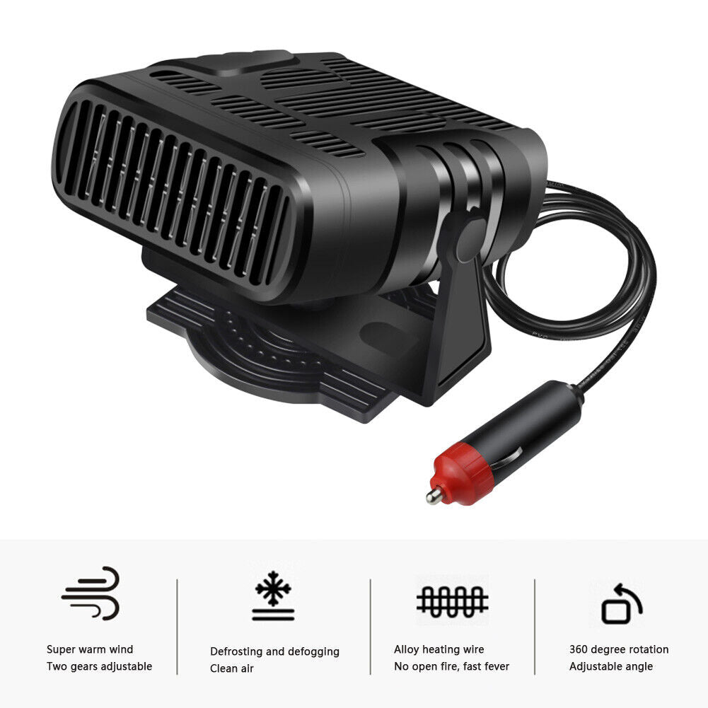 Portable Car Heater Fan Air Cooler Demister Defroster Heating Fan (12V)