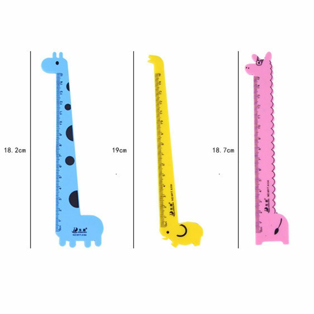 Stationery Cute Children Drafting Supplies School Supplies Giraffe Series Ruler